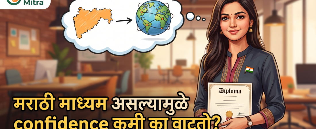 मराठी माध्यम असल्यामुळे कॉन्फिडन्स (Confidence) कमी का वाटतो? आणि त्यावर मात कशी करावी ?