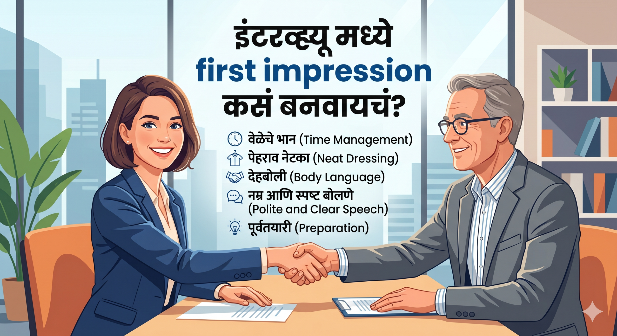 इंटरव्ह्यूमध्ये ‘First Impression’ कसं बनवायचं? ५ सोप्या टिप्स!